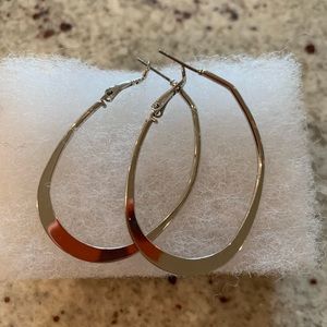 New Silver Hoop Earrings